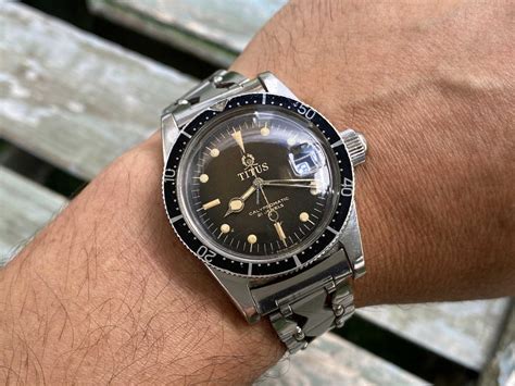 Titus SOLVIL TITUS CALYPSOMATIC DIVER Swiss Automatic Vintage For