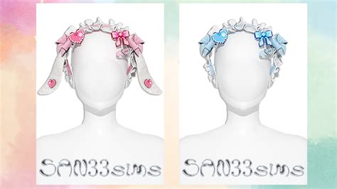 Hair 20240610 Headband By San33 Українське Sims ком юніті