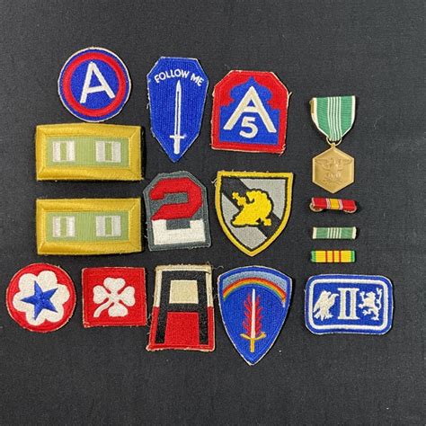 Military Medal Patches Ribbons Epaulets