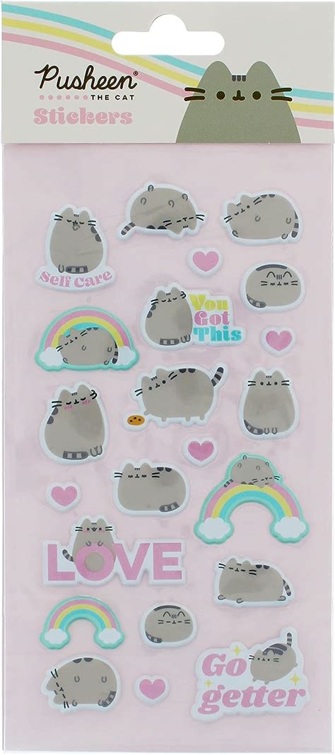 Pusheen Stickers Sheet Stickers Sheet Kawaii Stickers