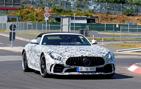 New Mercedes Amg Gt R Roadster Spied Close To The Nurburgring