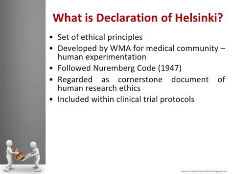 The Declaration of Helsinki