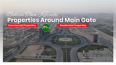 Properties Around Main Gate In Bahria Town Karachi Youtube