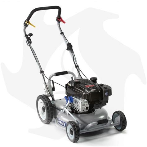 Grin Pm A Is Petrol Powered Lawnmower With Electric Start Bazarg