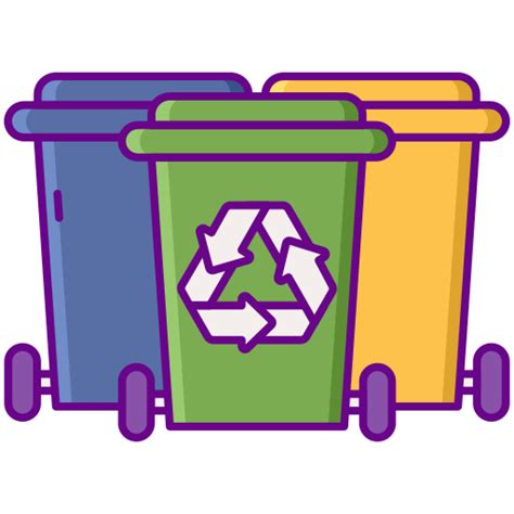 Recycling Container Free Ecology And Environment Icons