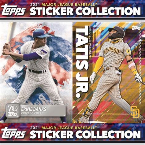 2021 Topps MLB Sticker Baseball Checklist Set Info Boxes Review Date