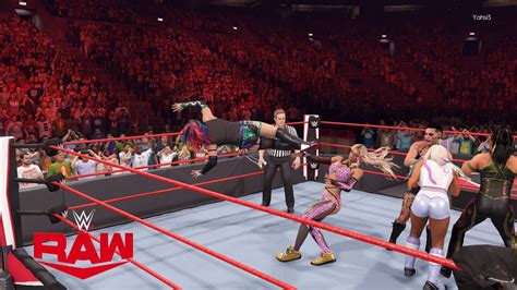 WWE 2K22 Eight Women Battle Royal A Return WWE RAW YouTube