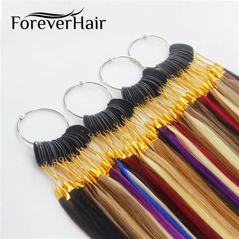 Forever Hair 100 Remy Human Hair Color Rings Color Charts 32 Colors