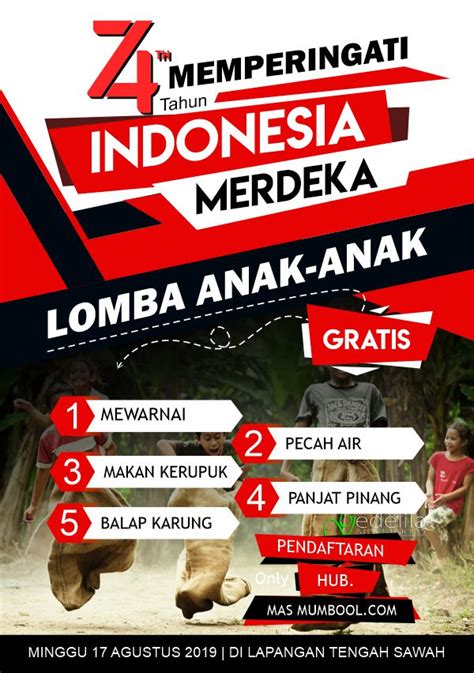 Poster Lomba 17 Agustus – Lukisan