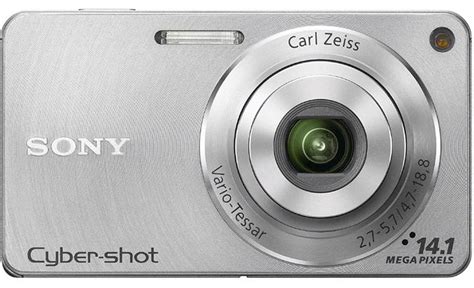 Sony Cyber Shot Dsc W Silver Megapixel Digital Camera With