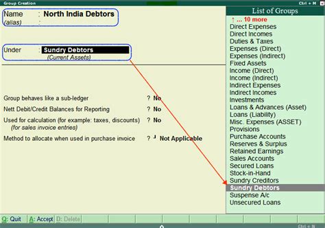 How To Create Group In Tally Erp Javatpoint