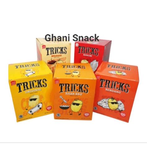 Jual Tricks Biskuit Kentang Potato Naked Chips Net 10pc X 18gr Tricks