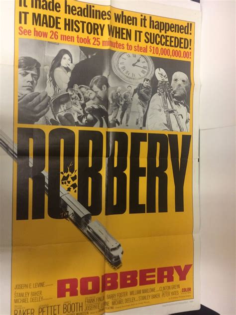 Robbery MOVIE POSTER (1967 film)