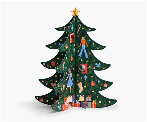 Rifle Paper Co Christmas Tree Advent Calendar The Filling Station Goods