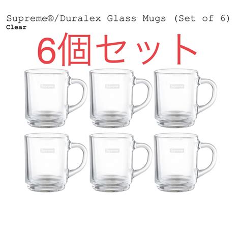 大流行中！ Supreme 代購代標第一品牌－樂淘letao－オンライン完売supreme Duralex Glass Mugs キッチン