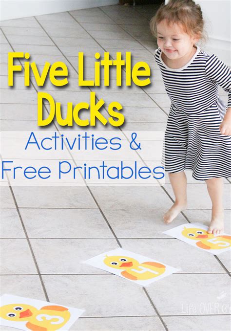 Five Little Ducks Printable Preschool Activity - Printables 4 Mom