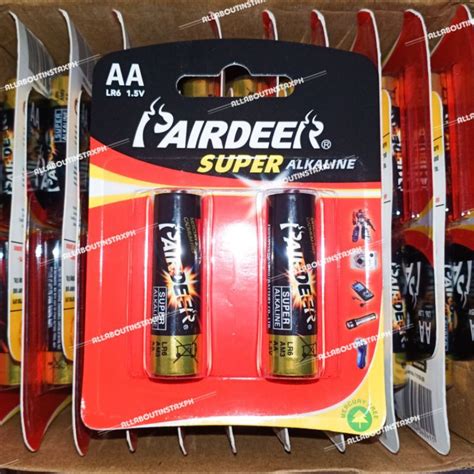 Pairdeer Super Alkaline AA Batteries Instax Batteries Shopee Philippines