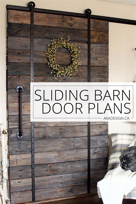 Blueprint Diy Barn Door Plans Lashaun Haggerty