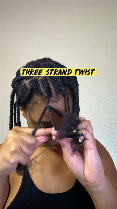 Three strand twist tutorial in 2022 | Natural hair styles, Three strand twist, Natural hair care