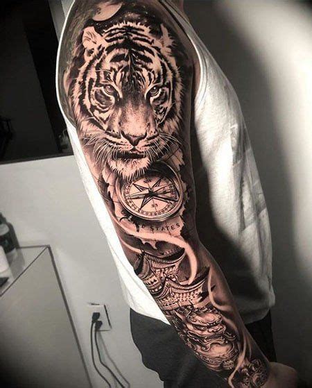 110 Fearless Tiger Tattoo Designs Meaning Tiger Tattoo Sleeve Full