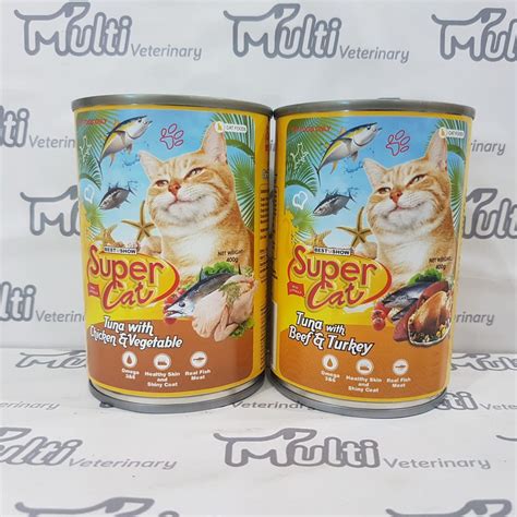 Jual Supercat CAN Tuna ADULT 400gr Makanan Basah Kucing Dewasa