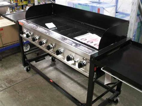 Commercial Gas BBQ Grill 52" 24"