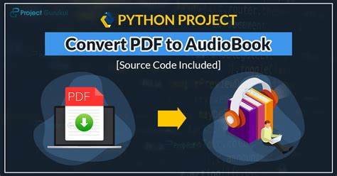 Convert Pdf To Audiobook And Audio Speech To Pdf Using Python Project