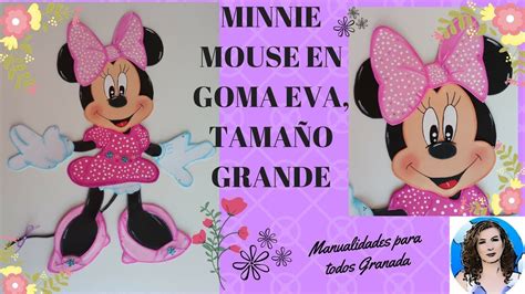 Como Hacer Minnie Mouse En Foamy O Goma Eva Diy Minnie Minnie Porn