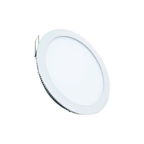 Panel LED 24W de embutir empotrar redondo BLANCO Frío 6500K