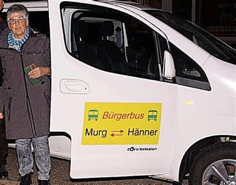 Murg bekommt einen neuen Bürgerbus Murg Badische Zeitung