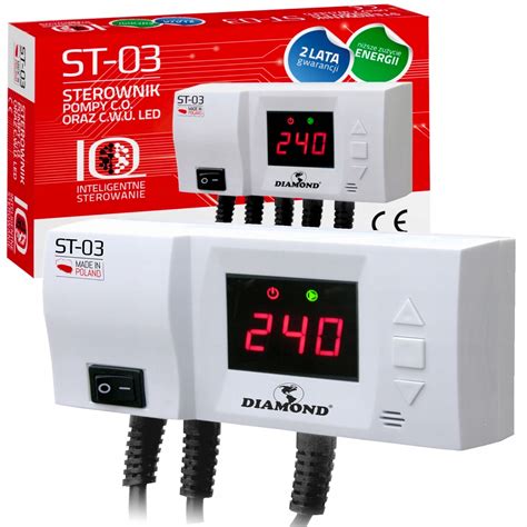 Sterownik Pompy Pieca Kot A C O Diamond St Regulator Lcd St