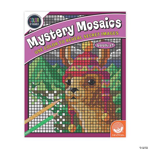 Color By Number Mystery Mosaics Book 17 Mindware