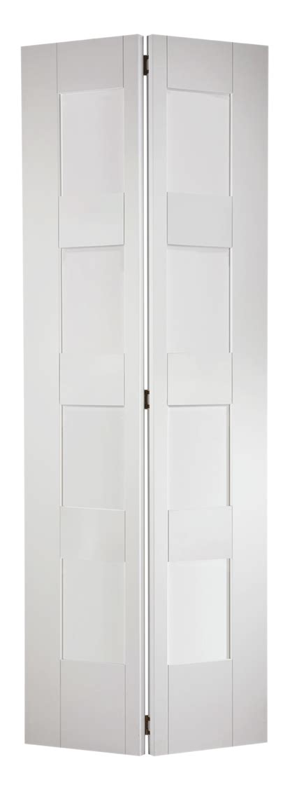 Shaker Glazed Bi Fold White Internal Door Blueprint Joinery