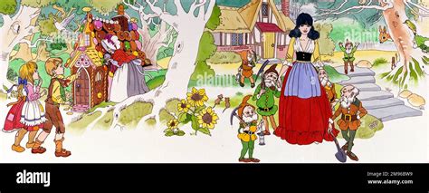 Hansel Y Gretel Blancanieves Y Los Siete Enanos Ilustraciones De