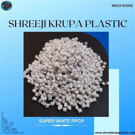 Milky Poly Propylene White PP Granules For Plastic Industry 0 90 0 92