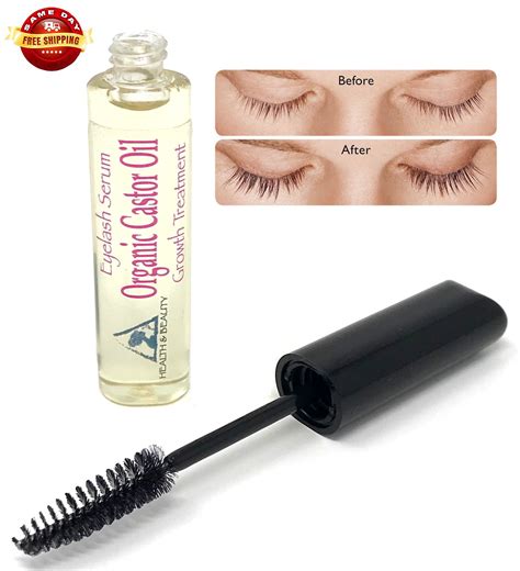 Castor Oil Eyelashes Before After