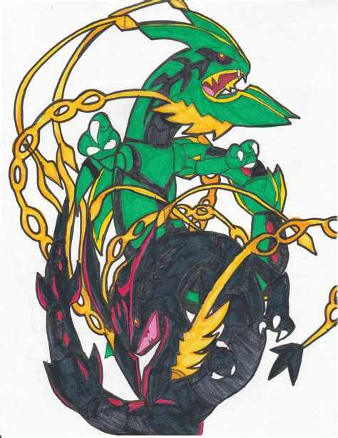 Mega Rayquaza By Kurtisdefender On Deviantart