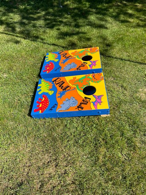 Kids Cornhole Boardskids Wooden Outdoor Game Small Cornhole Boards