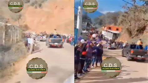 Pobladores De Chiapas Aplauden Llegada De Caravana Del Cártel De Sinaloa Infobae