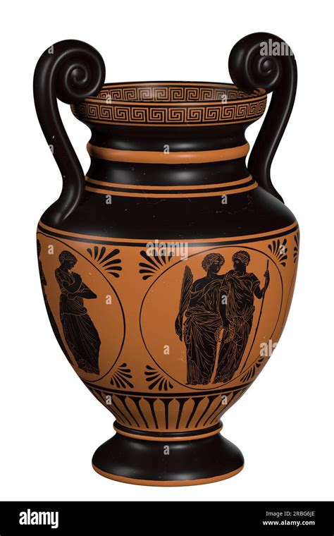 Ancient Greek Vase Stock Photo Alamy