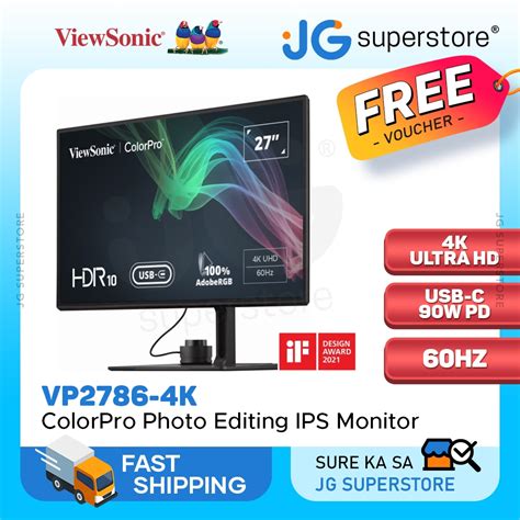 Viewsonic Vp K Colorpro Uhd Hz Photo Editing Printout Hdr