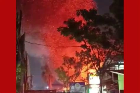 Ruko Di Rangkapan Jaya Depok Terbakar Diduga Akibat Korsleting Listrik