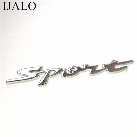 Wholesale 10pcs SPORT Metal Car Emblem Metal Car Badge Car Styling