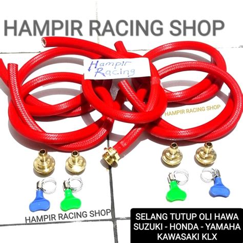 Jual COD SELANG TUTUP OLI HAWA MOTOR SELANG HAWA UNIVERSAL TUTUP OLI