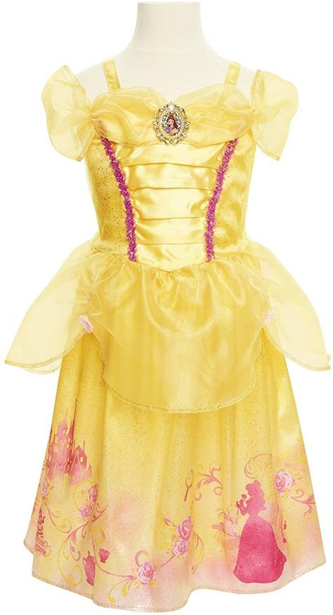 Disney Princess Belle Explore Your World Dress Size X Yellow