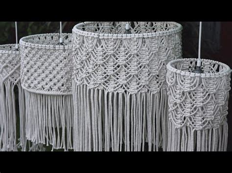 Pantallas Tejidas En Macramé Ilumina Tus Espacios Con Estilo La Pantalla