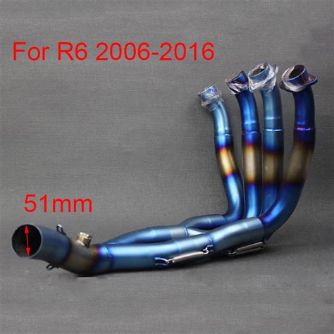 For Yamaha Yzf R R Motorcycle Exhaust Muffler Pipe Modified