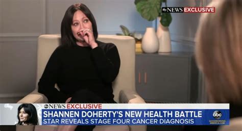 Je suis pétrifiée Shannen Doherty partage sa peur avant son