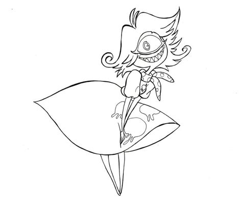 Niffty From Hazbin Hotel Coloring Page Download Print Or Color