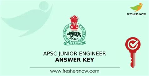 APSC Junior Engineer Answer Key 2023 PDF Out Objections